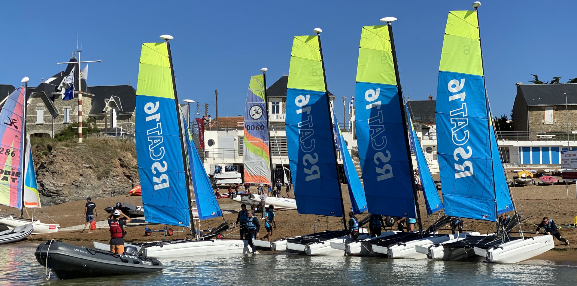 flotte RS ecole de voile st gilles